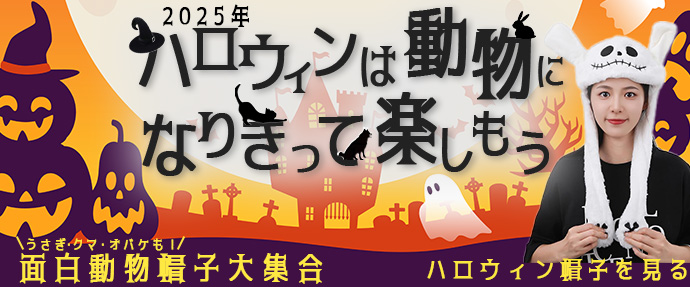 ハロウィン帽子特集