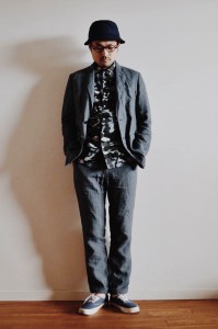 バケットハット　コーディネート　セットアップ４