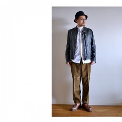 edih.フランネルバケットハット　コーディネート