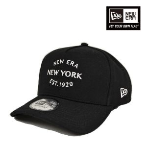 ニューエラ・9FORTYキャップ・Aフレーム・スウェット・ブラック/NEW ERA