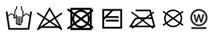 手洗いで洗える表記