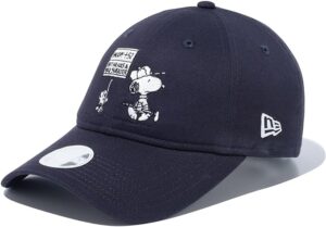 ゴルフ キャップ 9TWENTY ピーナッツスヌーピーコラボ ネイビー