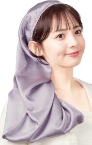 [Panus] シルク100% !! サラサラ神 朝まで脱落なし シルク ナイトキャップロング