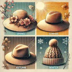 帽子の素材にあわせた春夏秋冬の季節や時期は？