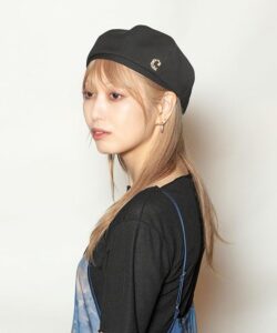 [カシラ] ベレー 洗える カジュアル 秋冬 デイリー チェック