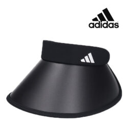 アディダス アーチワイド クリップ サンバイザー adidas 黒 ブラック 日よけ 日焼け防止