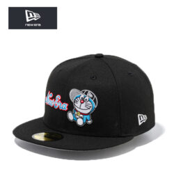 ニューエラ コラボ キャップ ドラえもん 59FIFTY New Era 黒 ブラック マルチカラー