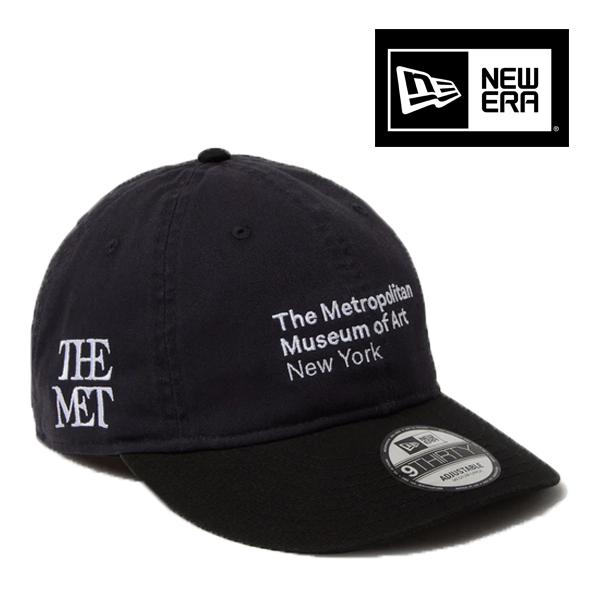 ニューエラ キャップ 9THIRTY THE MET ネイビー×ブラック 紺×黒 new era