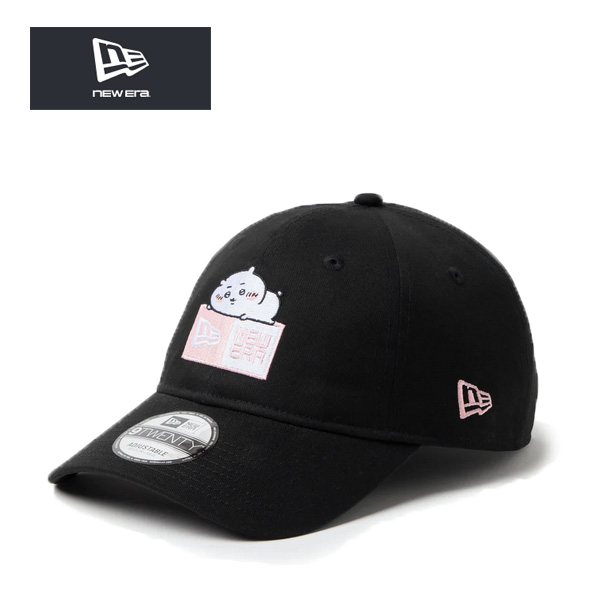 ニューエラ ちいかわ コラボ キャップ ちいかわ ナイントゥエンティー ブラック 黒