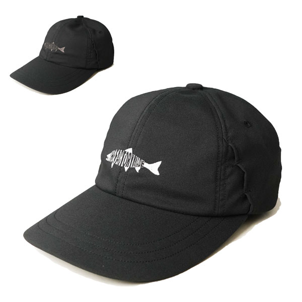 ファクトリーメイド フィッシング キャップ メンズ レディース 黒 ブラック 釣り アングラー アウトドア