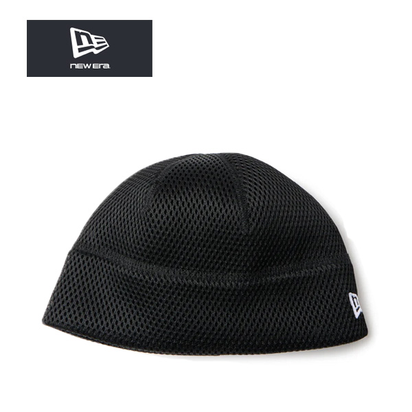 ニューエラ アウトドア ニット帽 インナーキャップ スカリー ビーニー スペーサー メッシュ ブラック 黒