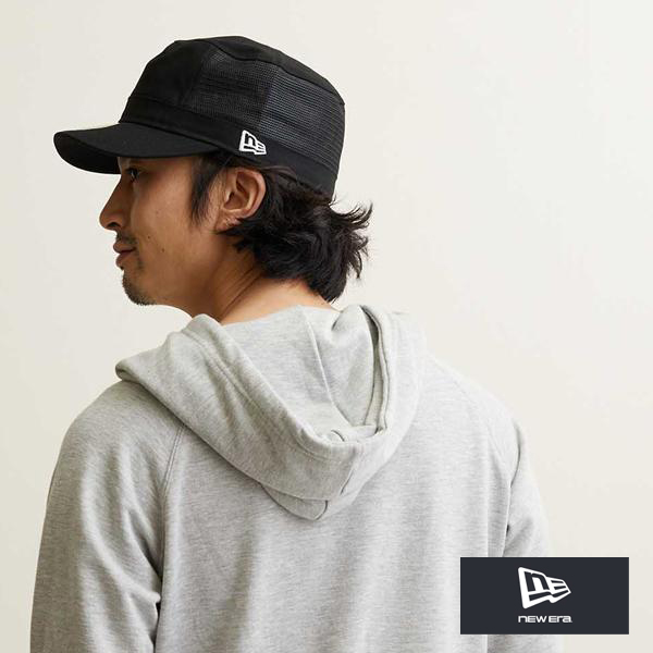 ニューエラ WM01 メッシュワークキャップ ダックコットン ブラック/newera