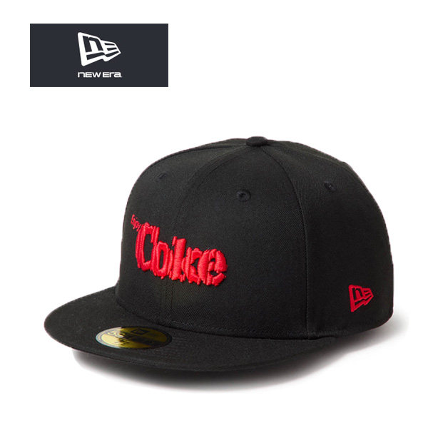 ニューエラ コラボ キャップ 59FIFTY Coca-Cola designed by Kosuke Kawamura コカコーラ コーク ブラック 黒