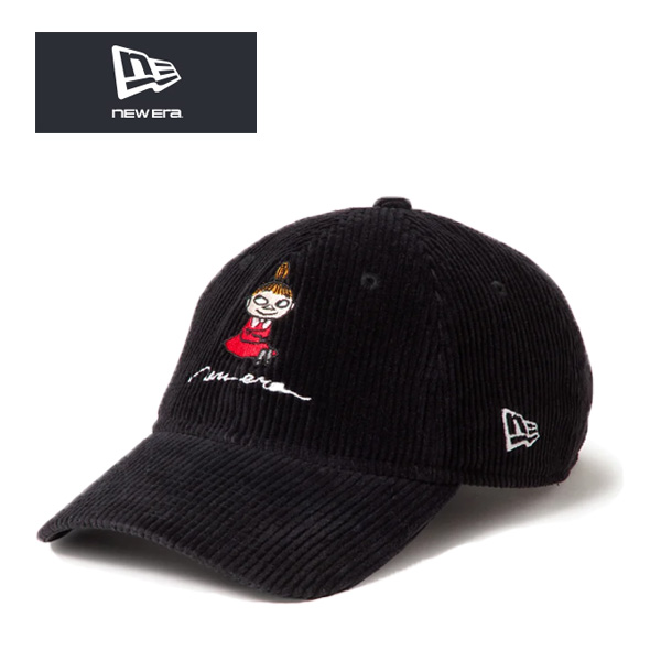 ニューエラ コラボ キャップ ムーミン 9TWENTY Moomin リトルミイ 8W Corduroy コーデュロイ ブラック 黒