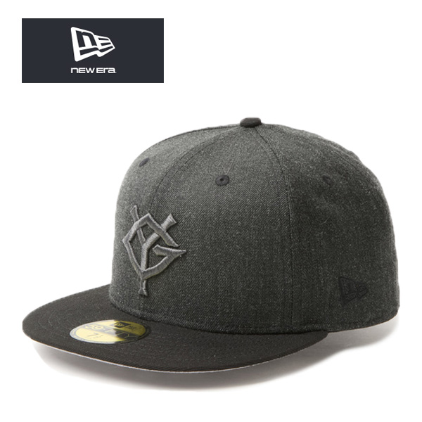 ニューエラ キャップ 59FIFTY NPB Dark Shadow 読売ジャイアンツ ヘザー ブラック 黒 YG