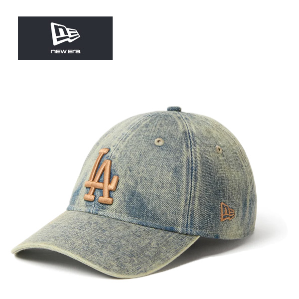 ニューエラ キャップ 9TWENTY Over Dye Denim ロサンゼルス ドジャース オーバーダイデニム ネイビー la