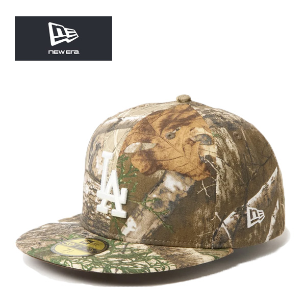 ニューエラ キャップ 59FIFTY MLB Real Tree Camo ロサンゼルス ドジャース　リアルツリー カモフラージュ la