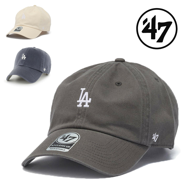 47 キャップ クリーンアップ ベースランナー ロサンゼルス ドジャース ネイビー