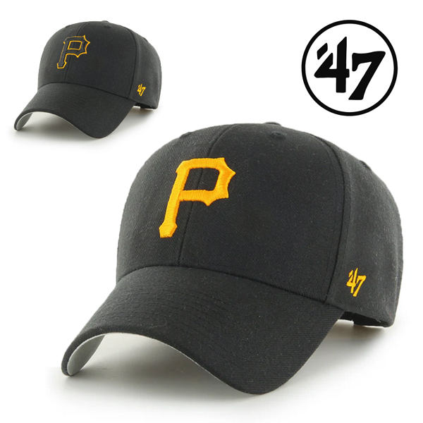 47 キャップ MVP パイレーツ p ブラック 黒