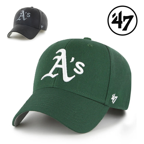 47 キャップ MVP アスレチックス as ブラック 黒