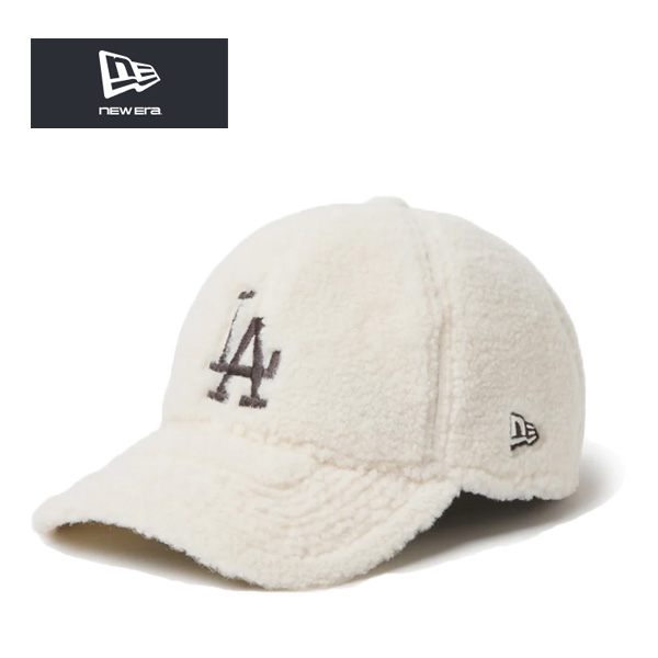 ニューエラ 9TWENTY Boa Fleece ボアキャップ ロサンゼルス ドジャース ホワイト newera la 白 ホワイト