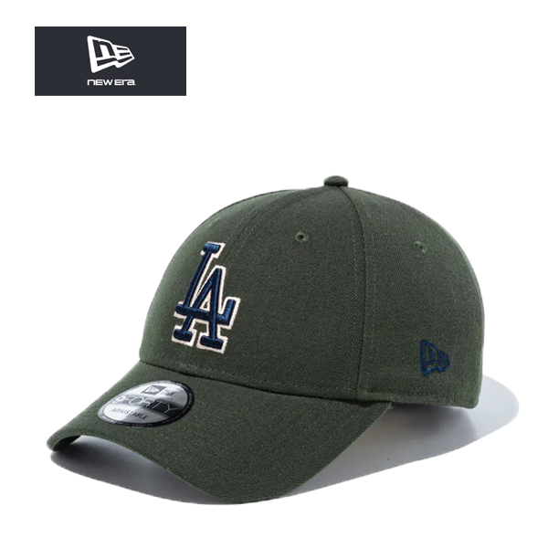 ニューエラ キャップ 9FORTY ロサンゼルス・ドジャース Happy Holidays ダークシーウィード グリーン 緑 LA NEW ERA