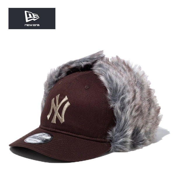 ニューエラ キャップ 9THIRTY Dog Ear ドッグイヤー ニューヨーク・ヤンキース バーントウッド ブラウン 茶 NY NEW ERA 930