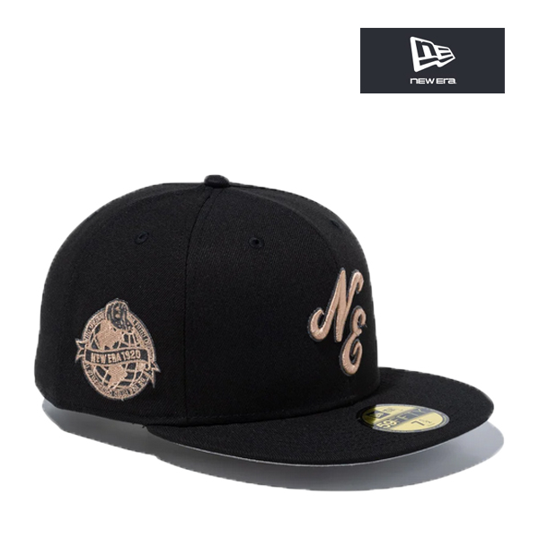 ニューエラ 59FIFTY クラシックロゴ Happy Holidays ブラック 黒 NEW ERA