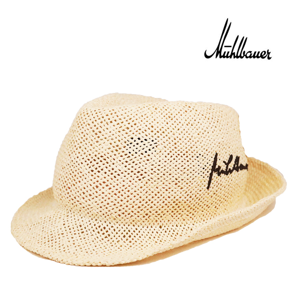 ミュールバウアー 春夏 ペーパーハット ホワイト 白 Muhlbauer
