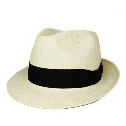 ホワイト パナマハット22 高級 本パナマ 白 春 夏 帽子 スーツ 紳士 男性 メンズ